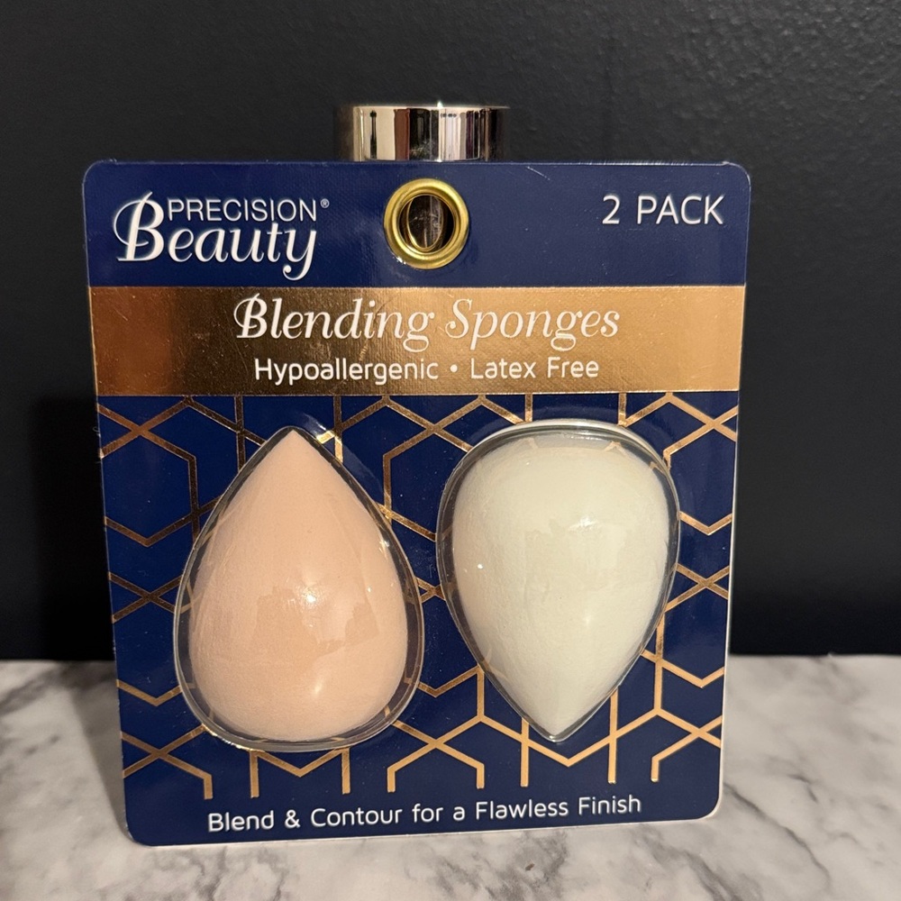 Precision Beauty Blending Sponges 2 Pack - Cream and White (Free w/purchase)